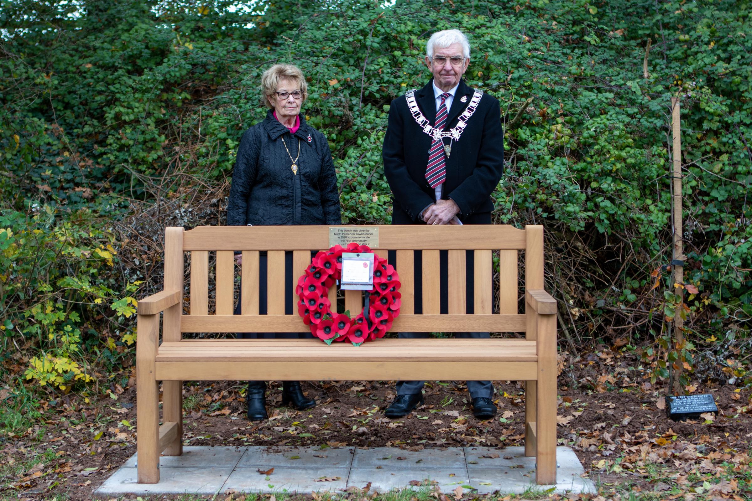 New Benches And Trees Installed In Villages To Mark 75th Anniversary Of End Of Second World War Bridgwater Mercury